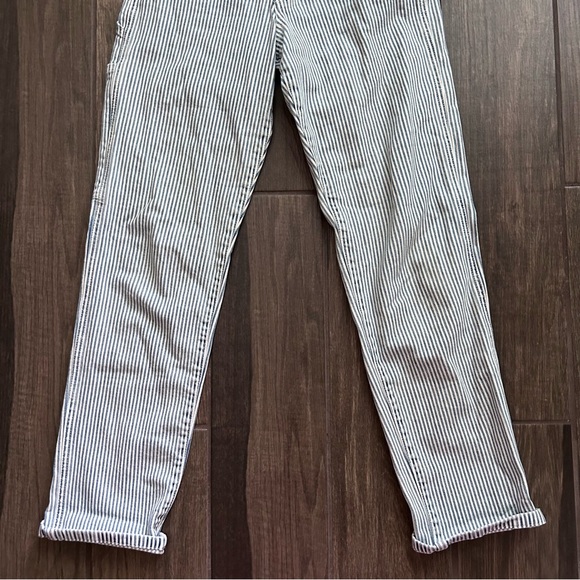 Porter Blue Peyton Striped Painters Jeans Sz 23 - Picture 3 of 9